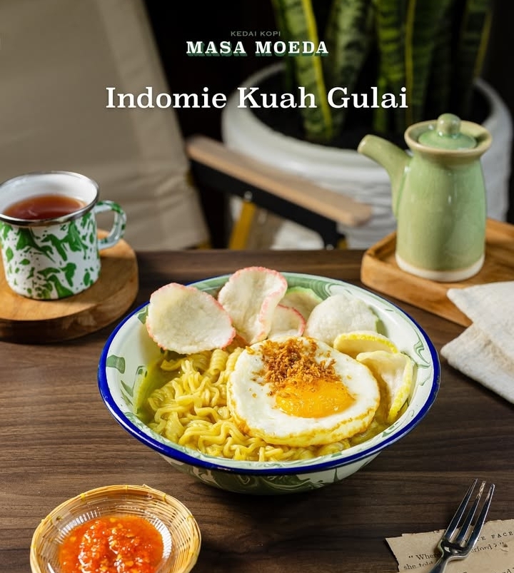 Suasana malam di Kedai Kopi Masa Moeda